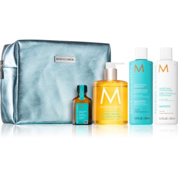Moroccanoil smooth set (pentru par indisciplinat) pentru femei