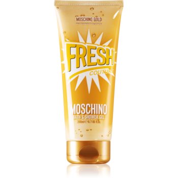 Moschino Gold Fresh Couture gel de dus si baie pentru femei baie imagine noua