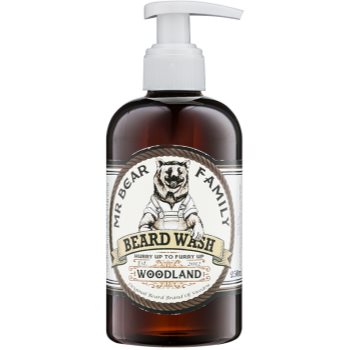 Mr Bear Family Woodland șampon pentru barbă Mr Bear Family