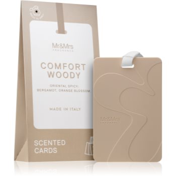 Mr & Mrs Fragrance Comfort Woody card parfumat - 1 | YEO