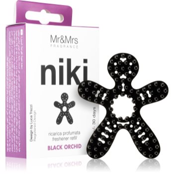 Mr & Mrs Fragrance Niki Black Orchid parfum pentru masina rezervă