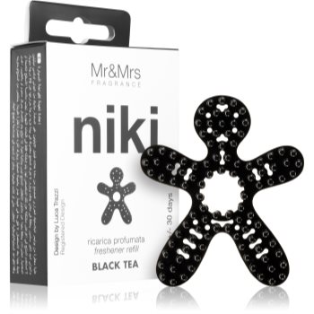 Mr & Mrs Fragrance Niki Black Tea parfum pentru masina rezervă