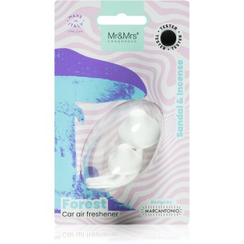 Mr & Mrs Fragrance Forest Sandal & Incense parfum pentru masina (White Mushroom)