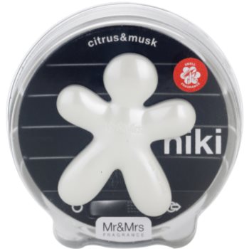 Mr & Mrs Fragrance Niki Citrus & Musk parfum pentru masina reincarcabil