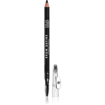 MUA Makeup Academy Brow Define creion de sprancene de lunga durata cu pensula MUA Makeup Academy