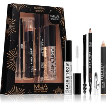 MUA Makeup Academy Beautiful Brows set cadou (pentru sprâncene)