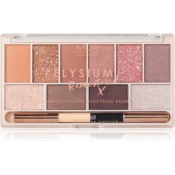 MUA Makeup Academy Elysium Remastered Paleta ochi umbre cu 10 nuante duo