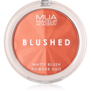 MUA Makeup Academy Blushed Powder Blusher fard de obraz sub forma de pudra