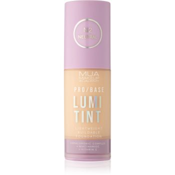 MUA Makeup Academy PRO/BASE Lumi Tint make-up cu textura usoara (MUCLUMW_KMUP22)