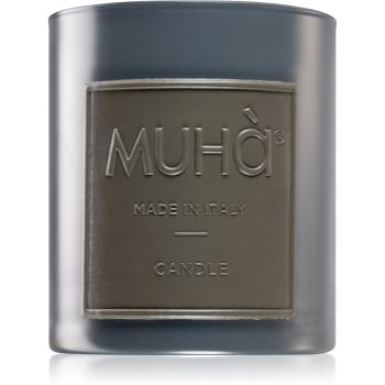 Muha grigio fiori di cotone lumânare parfumată