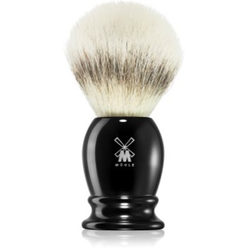 Mühle CLASSIC Silvertip Fibre® Black Resin Pamatuf pentru barbierit ACCESORII
