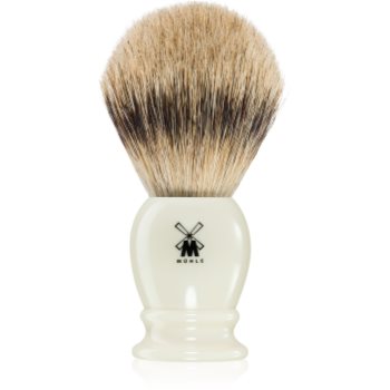 Mühle CLASSIC Silvertip Badger Faux Ivory pamatuf pentru ras din par de bursuc