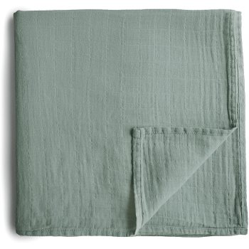 Mushie Muslin Swaddle Blanket Organic Cotton păturică de înfășat Mushie