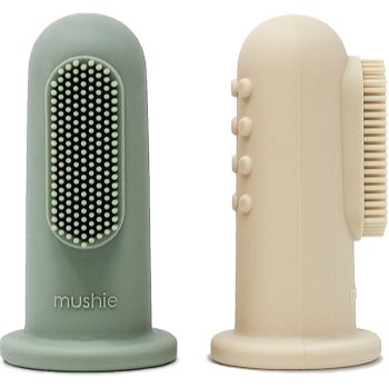 Mushie Finger Toothbrush periuta de dinti pentru deget pentru copii Mushie