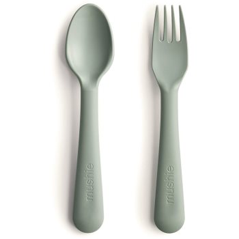 Mushie Fork and Spoon Set tacâmuri Mushie