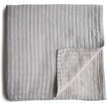 Mushie Muslin Swaddle Blanket Organic Cotton păturică de înfășat Mushie