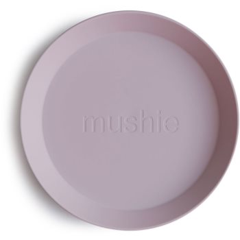 Mushie Round Dinnerware Plates farfurie Mushie