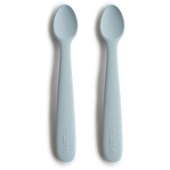 Mushie Silicone Feeding Spoons linguriță