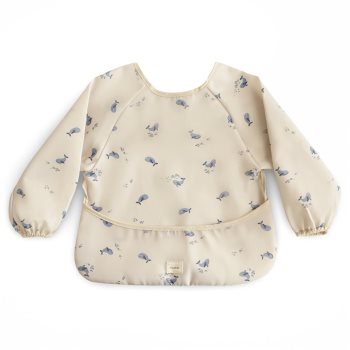 Mushie Long Sleeve Bib bavețică