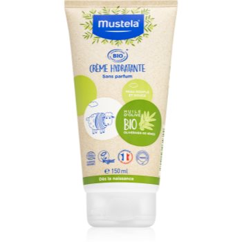 Mustela BIO Crema hidratanta pentru fata si corp pentru nou-nascuti si copii Mustela