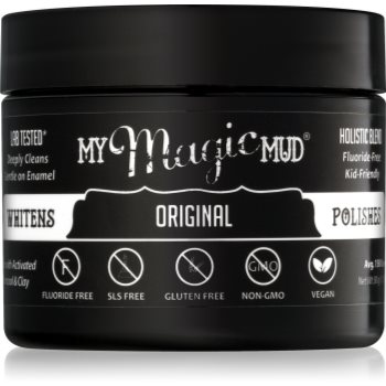 My Magic Mud Activated Charcoal pudră cu cărbune activ, pentru albirea dinților