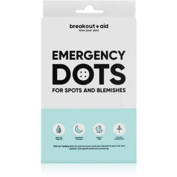 My White Secret Breakout + Aid Emergency Dots tratament topic pentru acnee pe fata, decolteu si spate cu aloe vera accesorii imagine noua