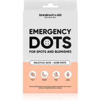 My White Secret Breakout + Aid Emergency Dots tratament topic pentru acnee pe fata, decolteu si spate accesorii imagine noua