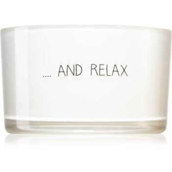 My flame fresh cotton ... and relax lumânare parfumată