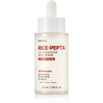 Nacific Rice + Pepta Collagen Glow Milky Serum ser facial cu efect iluminator cu efect de hidratare - Sellmag.ro