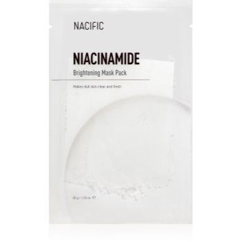 Nacific Niacinamide Brightening Mask Pack mască textilă iluminatoare anti-imbatranire - Sellmag.ro