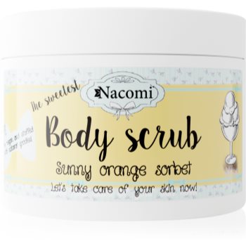 Nacomi The Sweetest Sunny Orange Sorbet exfoliant pentru corp