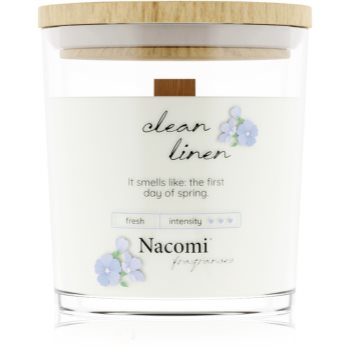 Nacomi Soy Candle Home Fragrances lumânare parfumată cu fitil din lemn