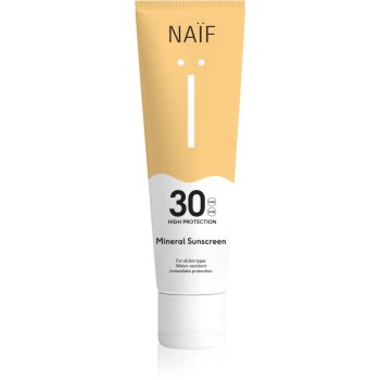 Naif Sun Mineral Sunscreen SPF 30 crema pentru protectie solara SPF 30