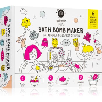 Nailmatic DIY KIT Bath Bomb Maker set pentru fabricarea bombelor de baie efervescente