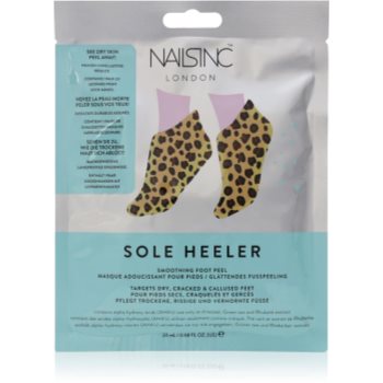 Nails Inc. Sole Heeler masca exfolianta pentru picioare