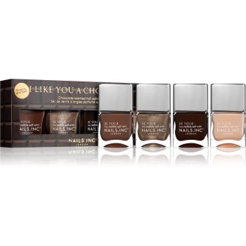 Nails inc. like you a choco-lot set cadou (pentru unghii)