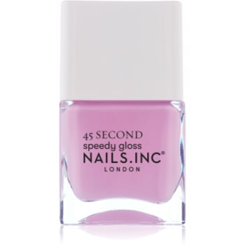 Nails Inc. 45 Second Speedy Gloss lac de unghii cu uscare rapida