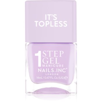 Nails Inc. It’s Topless lac de unghii sub forma de gel pentru un efect de lunga durata