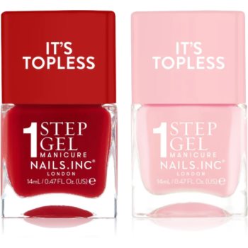 Nails Inc. It’s Topless Duo Set set de lacuri de unghii