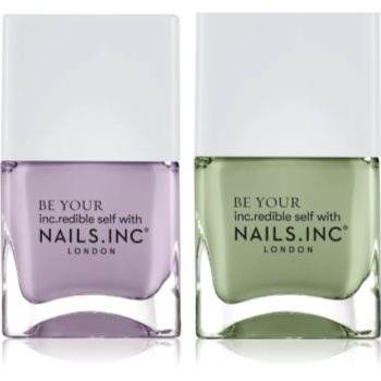 Nails Inc. Summer Matcha Mood Duo set de lacuri de unghii