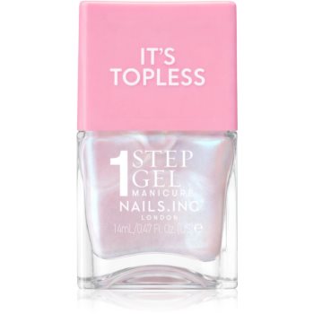 Nails Inc. It’s Topless lac de unghii sub forma de gel pentru un efect de lunga durata