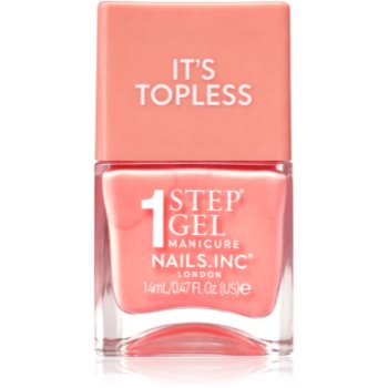 Nails Inc. It’s Topless lac de unghii sub forma de gel pentru un efect de lunga durata