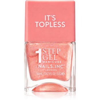 Nails Inc. It’s Topless lac de unghii sub forma de gel pentru un efect de lunga durata
