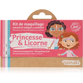Namaki Color Face Painting Kit Princess & Unicorn set (pentru copii) Color imagine noua