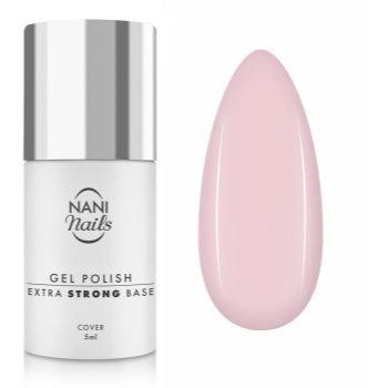 NaniNails Milky Pink lac intaritor de baza pentru unghii