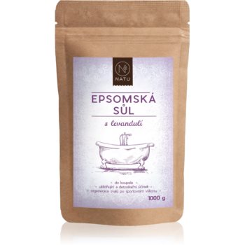 NATU Epsom salt with lavender saruri de baie accesorii imagine noua