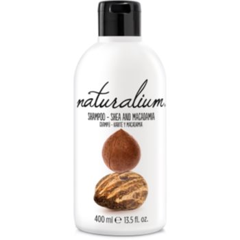 Naturalium Nuts Shea and Macadamia sampon pentru regenerare pentru păr uscat și deteriorat