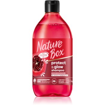 Nature Box Pomegranate sampon revitalizant si hidratant pentru protecția culorii