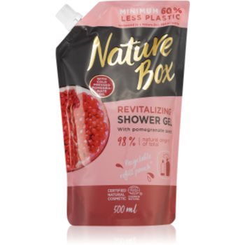 Nature Box Pomegranate gel de dus energizant rezervă Nature Box