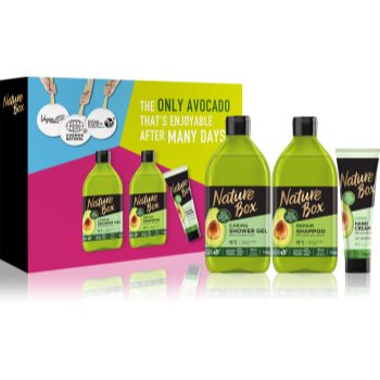 Nature box avocado set cadou (pentru hidratare si stralucire)